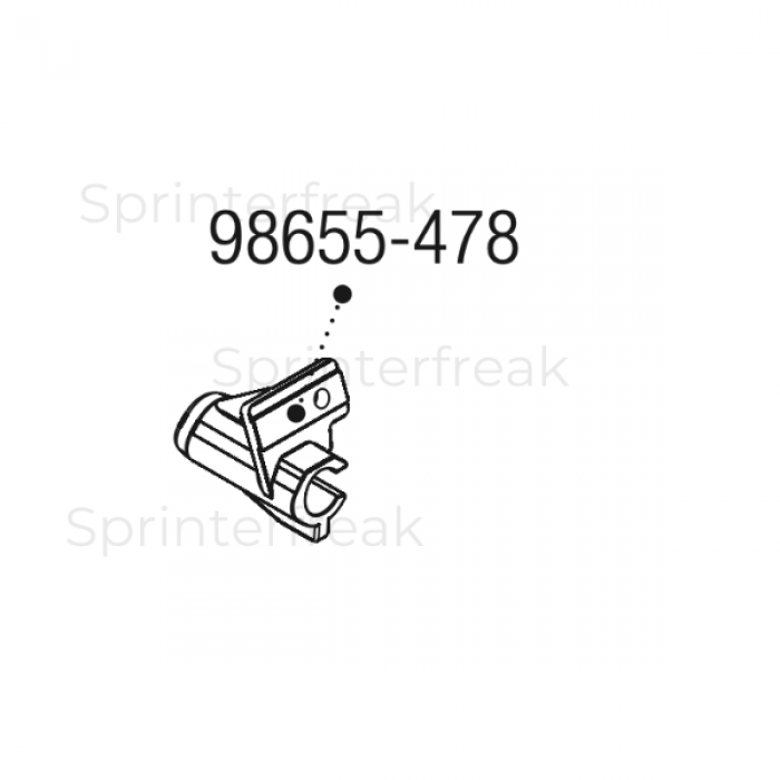 Left Leg Support Bracket - 98655-478