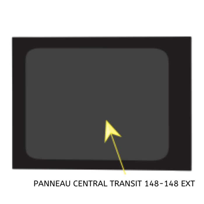 Vitre Fixe - Panneau Central Gauche 148 - 148ext