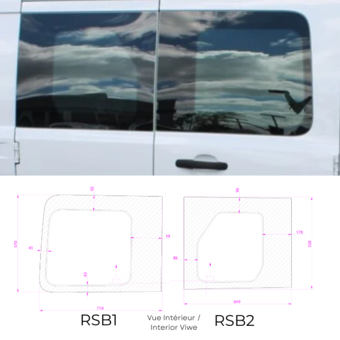 Side Doors / Barn Door - Duo - Transit Low Roof Only