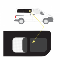 Sliding Window - Right Sliding Door - Nissan NV200 2015+ 