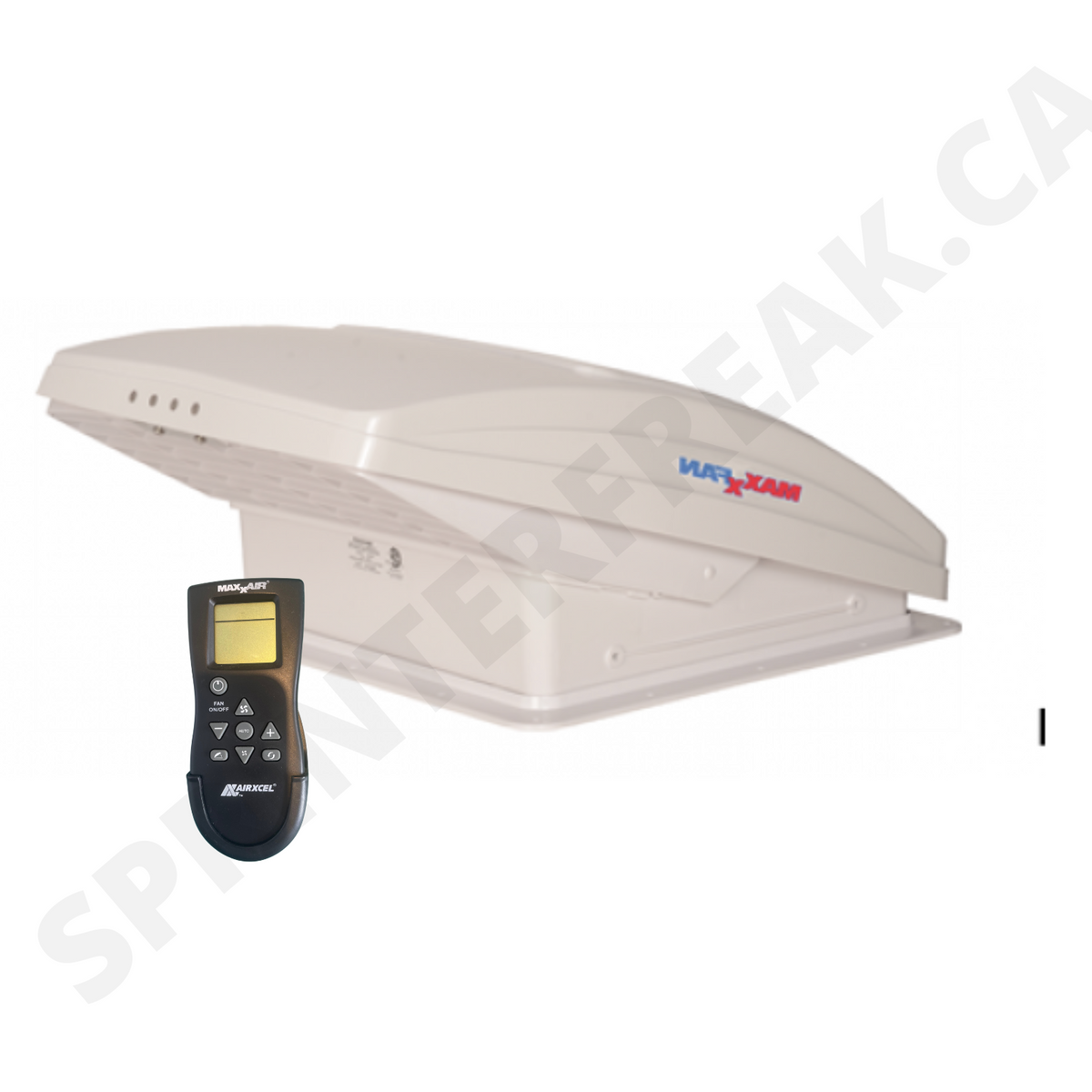 Maxxair Fan 7000K - Automatic - Deluxe - White - Remote Control 