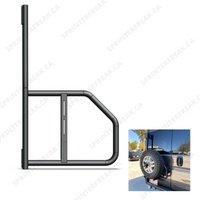 Tire Rack, Promaster Rear Door