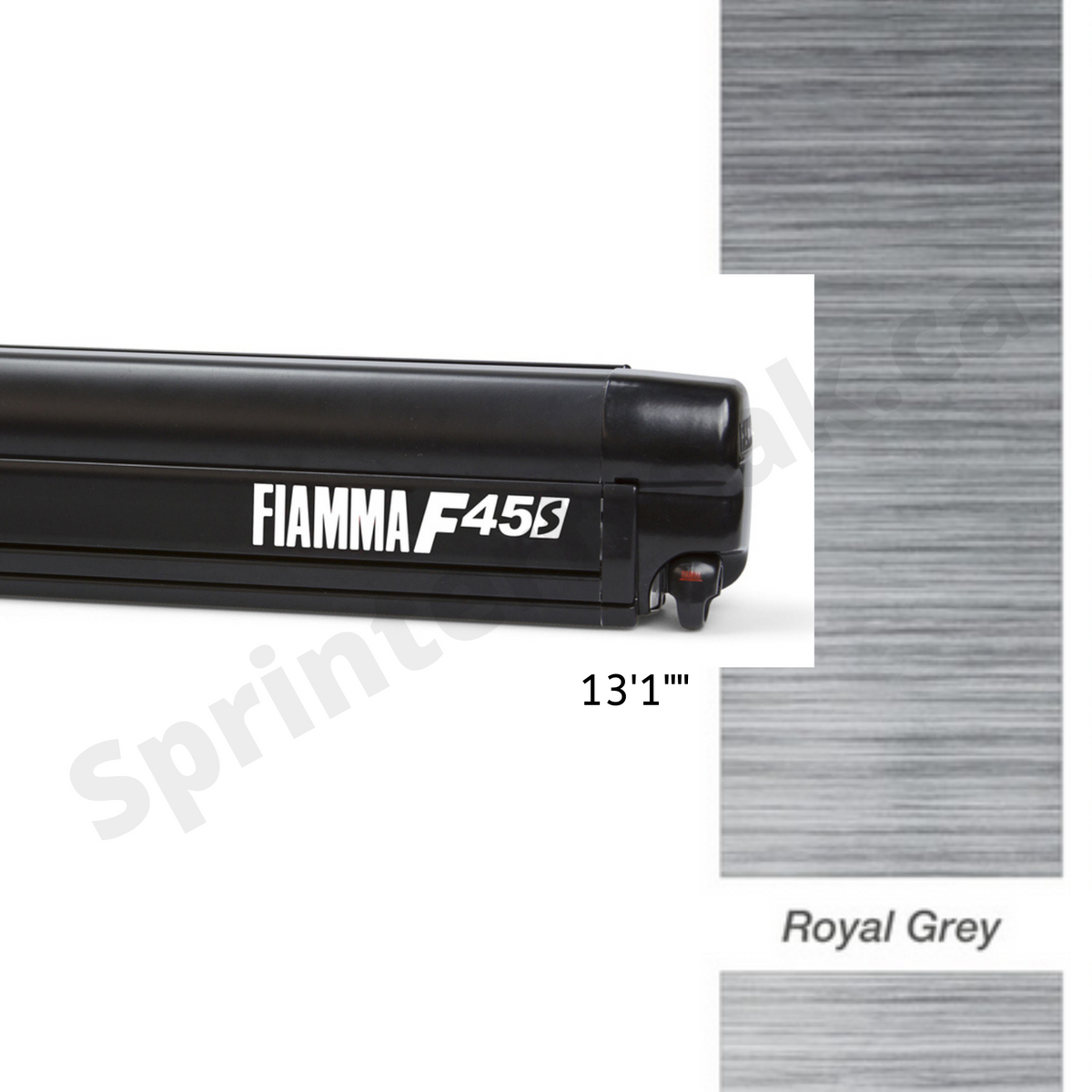 FIAMMA F45S-13.1 (400) Black - Grey Awning