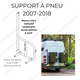 Support à Pneu , Porte Arrière Sprinter 906