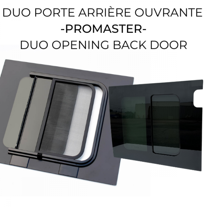 OPENING- Duo Rear Door window Promaster AMAUTO